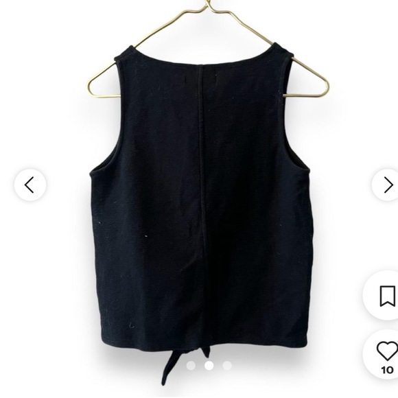 Madewell Texture & Thread Women’s Black Gilet - Picture 3 of 3